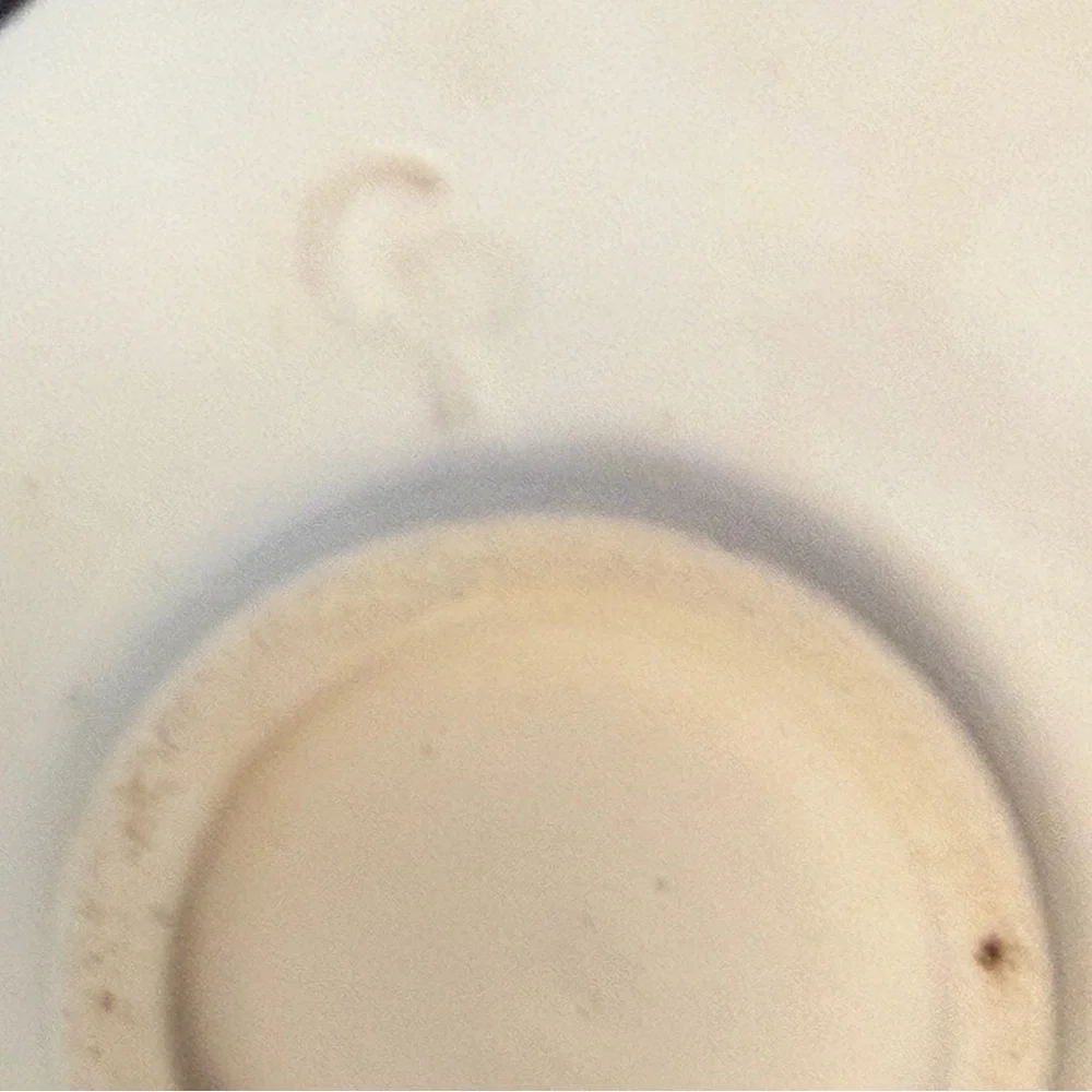 CAMPFIRE POTTERY MINI SCALLOPED PLATES CREAM 2 HANDMADE USA HOME DINING DINNER